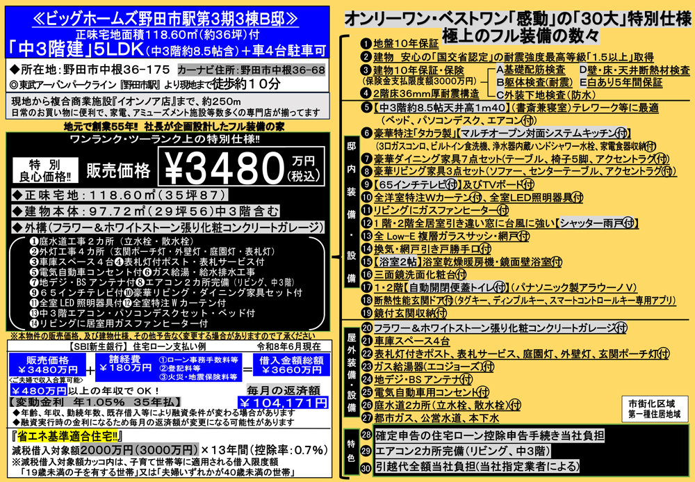 設備説明表