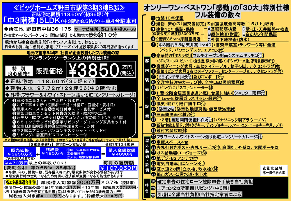 設備説明表