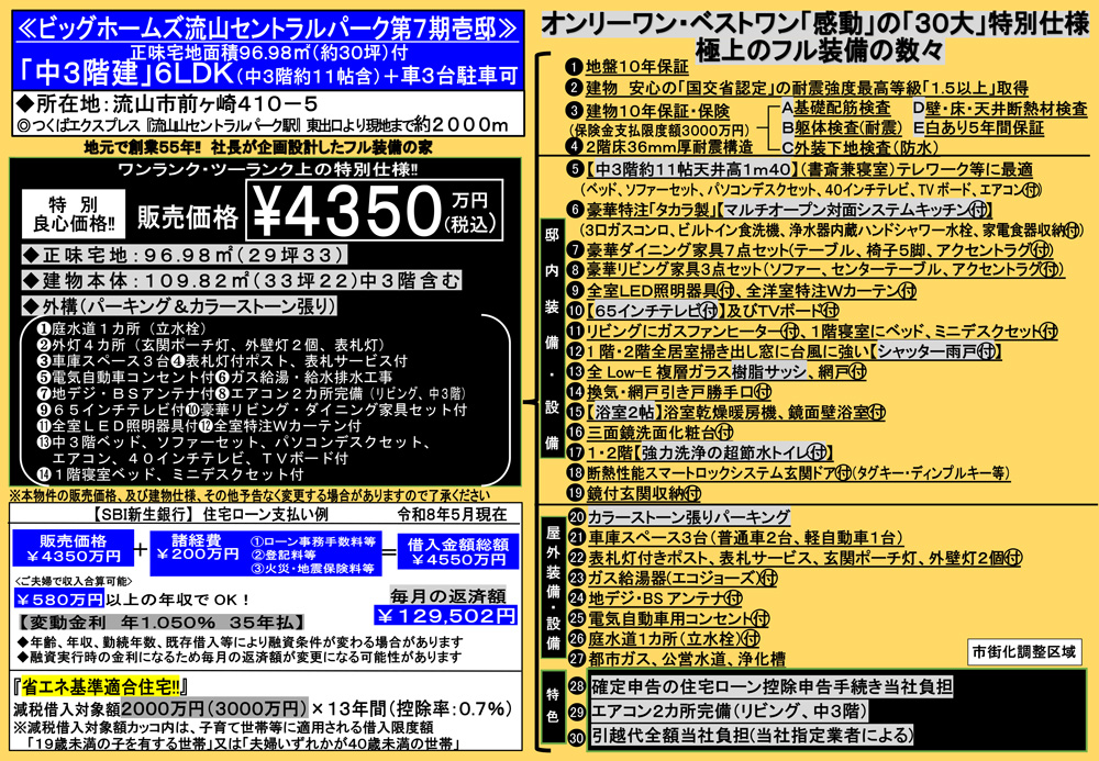設備説明表